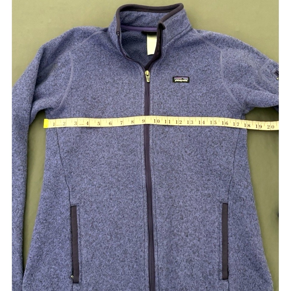 Patagonia Better Sweater Jacket Womens Medium Purple Full Zip Fleece Zip Pockets - Picture 4 of 8